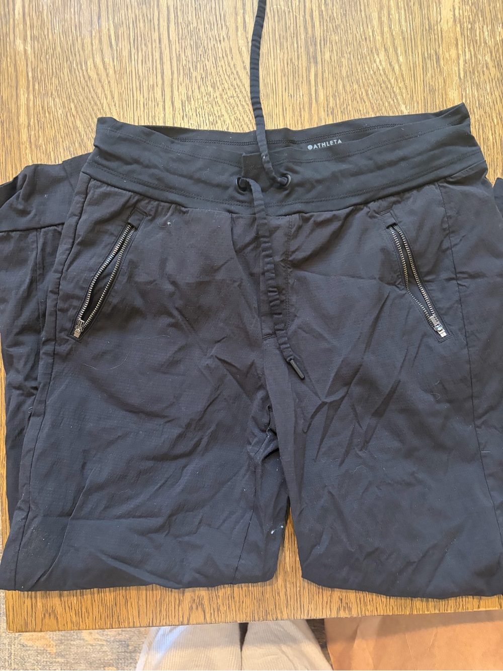 Athleta Kids Black Jogger Pants with Zip Pockets